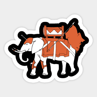 War Elephant Sticker